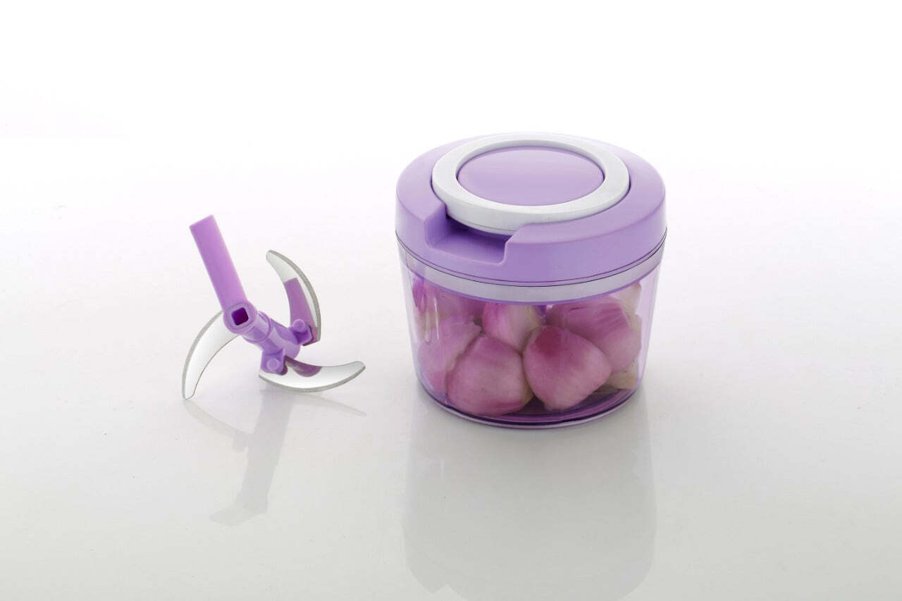 Multipurpose-vegetable-fruit-chopper-grinder-mixer-slicer - Stainless Steel, 14x13x12 Cm, Multi/assorted | Versatile Food Preparation Tool