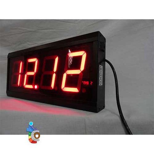 Black Dual Face Digital Clock