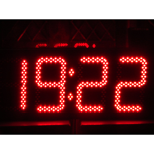 Ntp Digital Clock - Black Rectangular Design | 1-year Warranty, Modern Digital Display