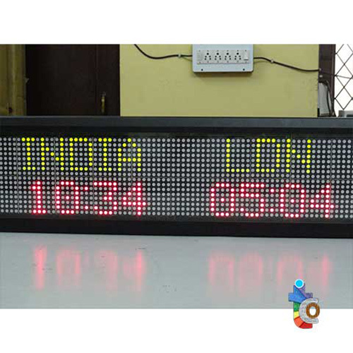 Multi Country Digital Clock - Rectangular Shape, Black Color | 1-year Warranty Included