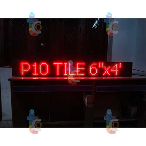 Modern Single Color Display Board Application: Commercial