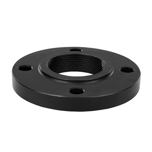 Black Raised Face Threaded Flanges