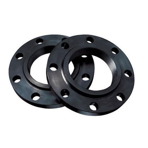Flat Face Socket Weld Flange - Metal, Various Sizes Available, Black Color, Round Shape, Galvanized Surface | Ideal For Food And Beverage And Hydraulic Applications
