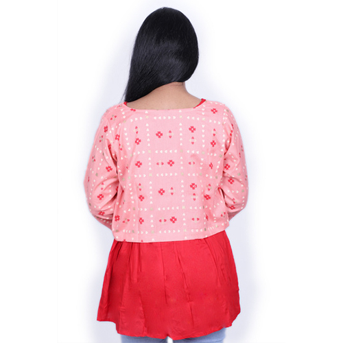 Black/grey Ac1001 Tunic Top With Jacket