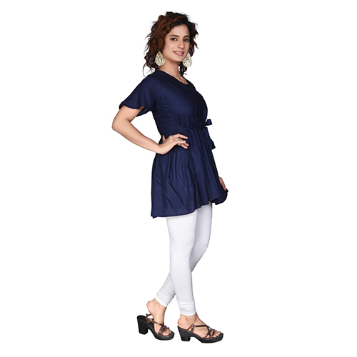 Ac1017 Solid Plain Tunic Tops - Rayon Size: Xs-xxxl Color: Maroon Navy Blue - Breathable Quick Dry Cool Pass Washable Short Sleeves