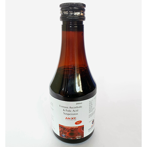 200 Ml Ferrous Ascorbate And Folic Acid Suspension General Medicines
