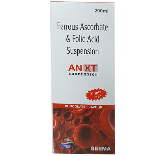 200 Ml Ferrous Ascorbate And Folic Acid Suspension General Medicines
