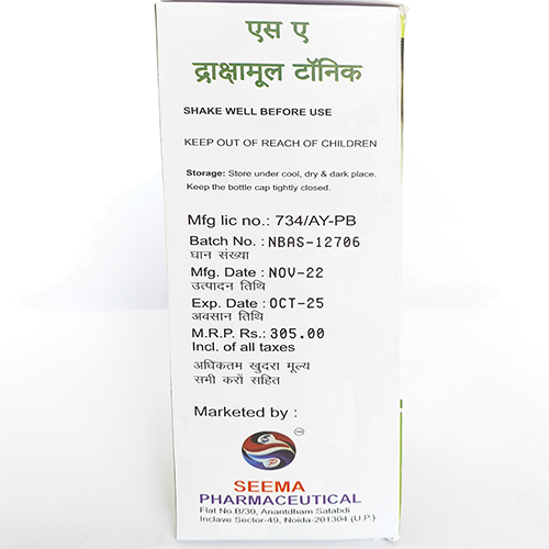 400 Ml Sa Drakshamul Tonic Dry Place