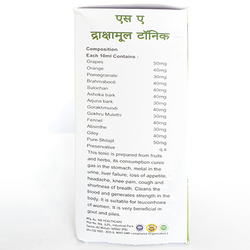 400 Ml Sa Drakshamul Tonic Dry Place