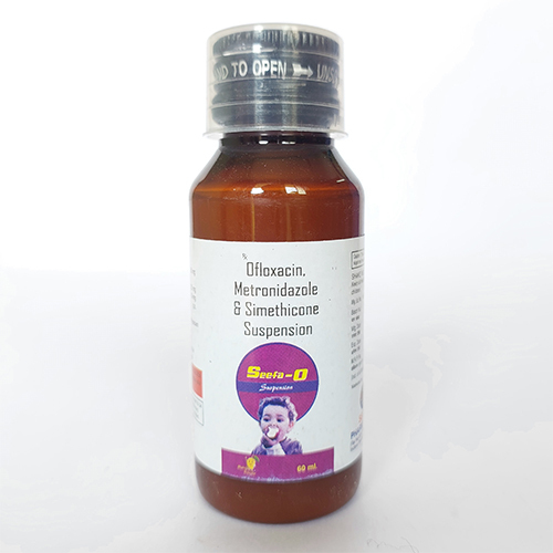 60ml Ofloxacin Metronidazole And Simethicone Suspesnion General Medicines