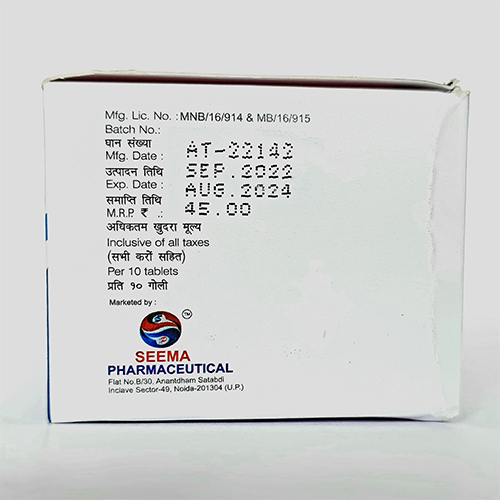 Paracetamol And Nimesulide Tablets Age Group: Adult