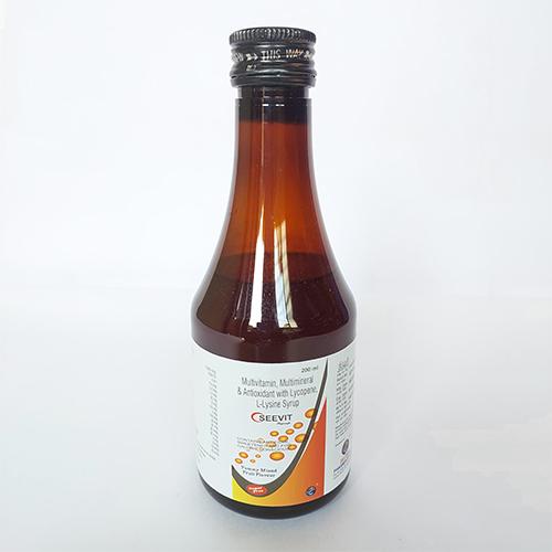 200 Ml Multivitamin Multimineral And Antioxidant With Lycopene L-lysine Syrup General Medicines
