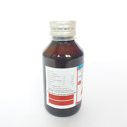 Hbr Bromhexine Hcl Chlorpheniramine Maleate Guaiphenesin And Menthol Syrup General Medicines