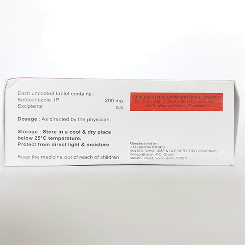 Ketoconazole Tablets - Dosage As Suggested | General Medicine, Store At Room Temperature