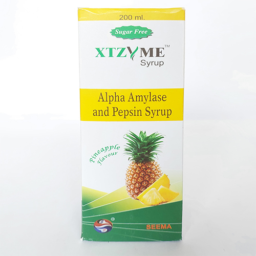 200 Ml Alpha Amylase And Pepsin Syrup General Medicines