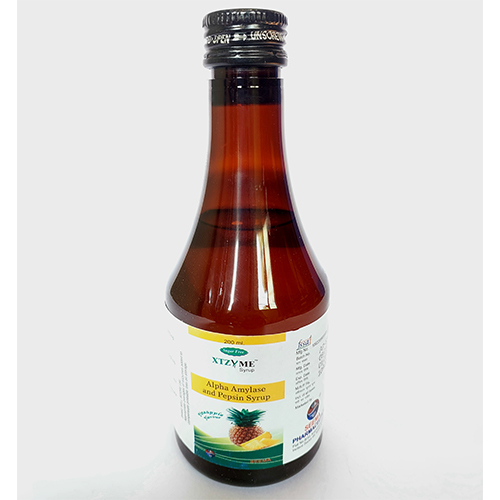 200 Ml Alpha Amylase And Pepsin Syrup General Medicines