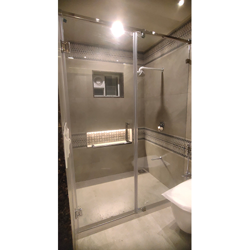 Shower Glass Door - Aluminum Alloy, Custom Sizes Available | Lightweight, Corrosion-resistant, Durable, Elegant Privacy Solution