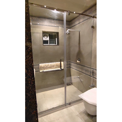 Shower Glass Door - Aluminum Alloy, Custom Sizes Available | Lightweight, Corrosion-resistant, Durable, Elegant Privacy Solution