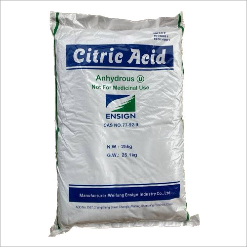 Citric Acid Anhydrous Application: Textile Industry