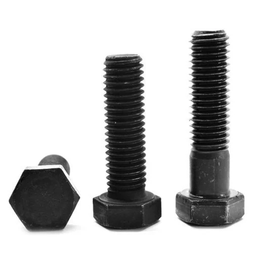 Unbrako High Tensile Hex Bolt - Galvanized Black Industrial Grade, Various Sizes Available for Automotive & Aerospace Applications