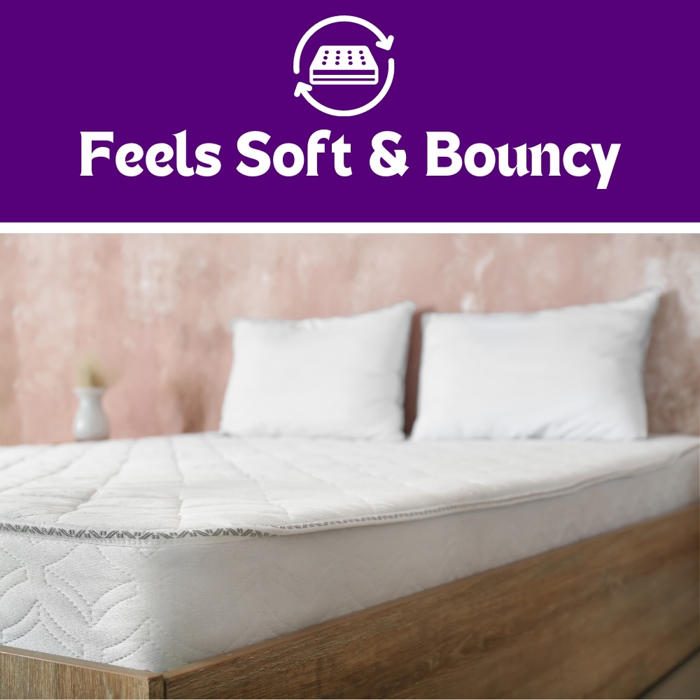Super Comforto Mattress - Jacquard Foam, Custom Size | 7-zone Orthopedic Support, Anti-fungal, Promotes Healthy Blood Circulation
