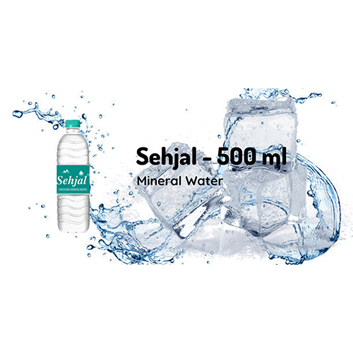 पारदर्शी सहजल मिनरल वाटर बोतल 500Ml