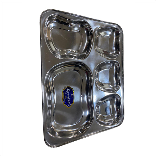 Silver Stainless Steel Apple Plate