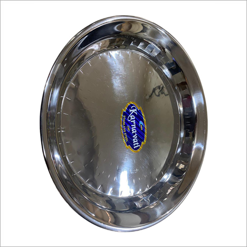 Stainless Steel Bidding Paraat - Color: Silver