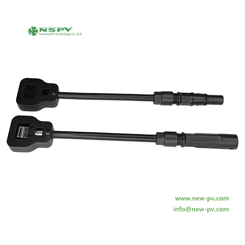 Mini Solar Panel Junction Box Ip67 Waterproof With Mini Solar Cable Connectors For Solar Panel Connections - Color: Black