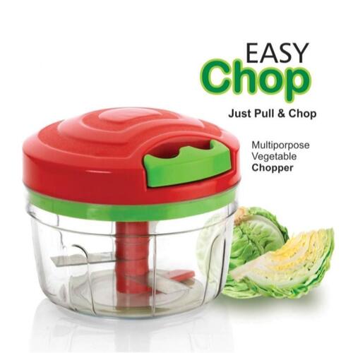 Manual Food Chopper Compact And Powerful Hand Held Vegetable Chopper - Stainless Steel, 11x11x11 Cm, Multi-color, Easy-to-use Design