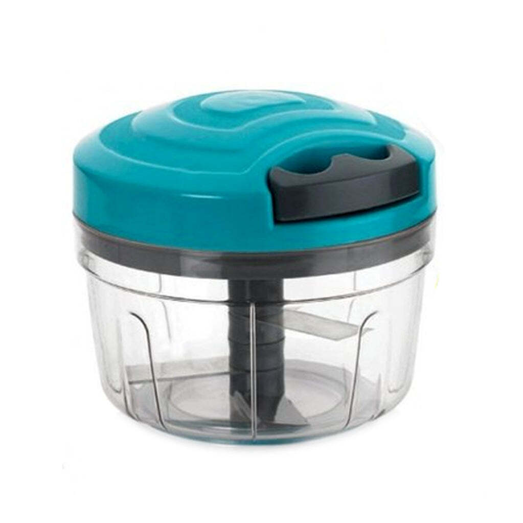 Manual Food Chopper Compact And Powerful Hand Held Vegetable Chopper - Stainless Steel