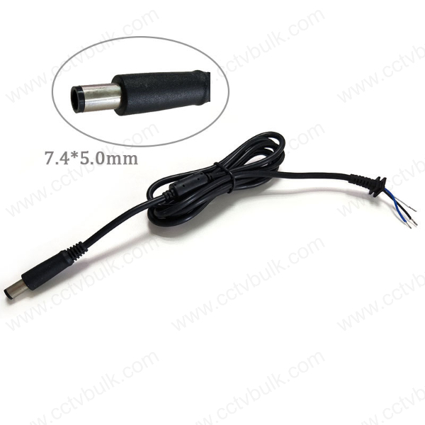 Black Laptop Adaptor Cable Dell Pin 10set