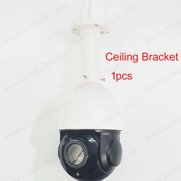 White Cctv Ptz Ceiling Stand