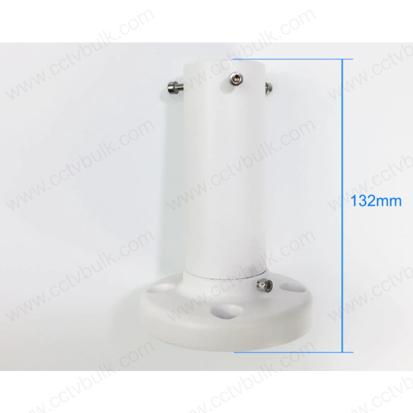 White Cctv Ptz Ceiling Stand