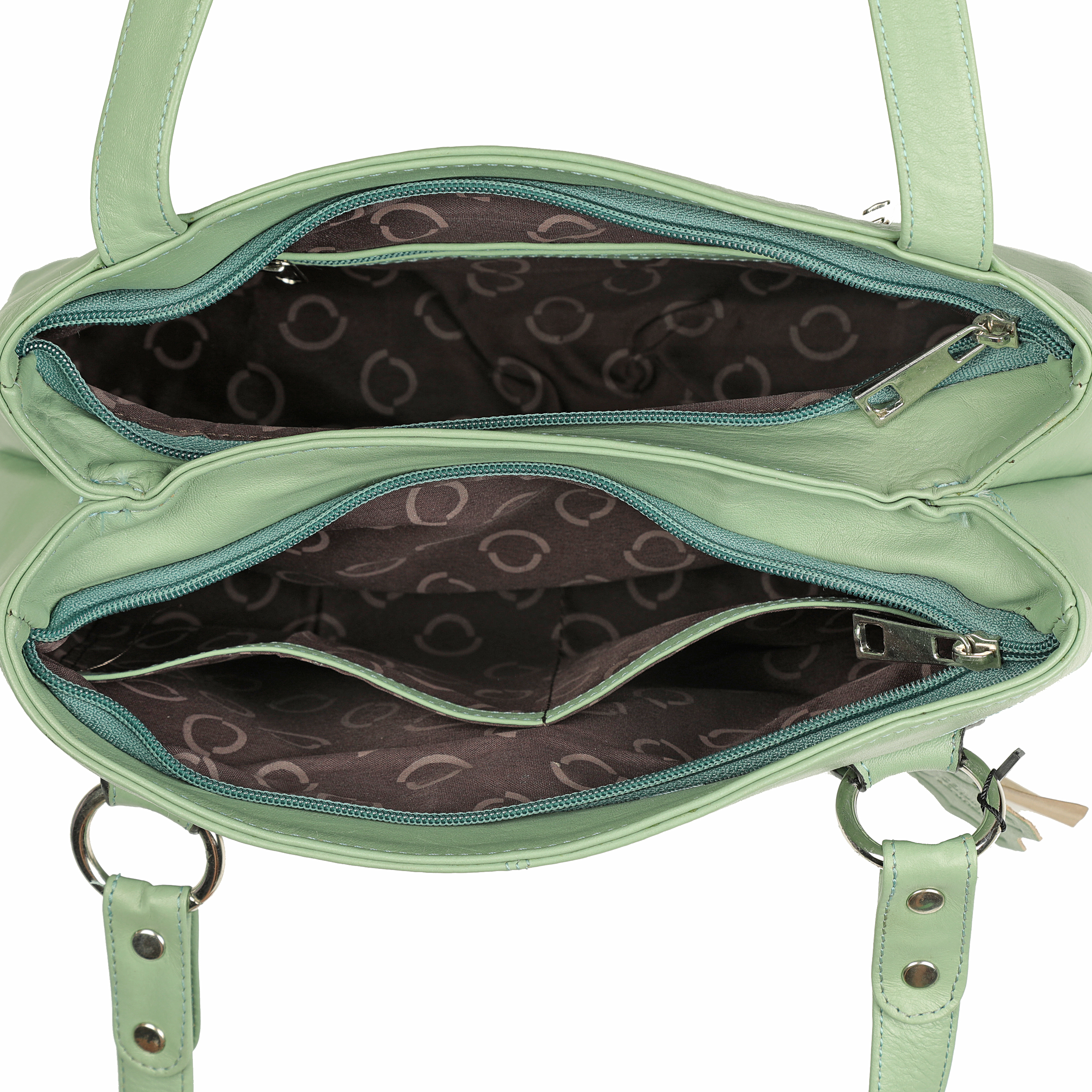 Black Omax Genuine  Leather Ladies Handbags