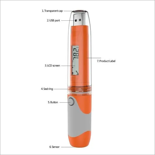 Elitech Rc  51h Usb Temperature And Humidity Data Logger Pen Styled Usage: Industrial