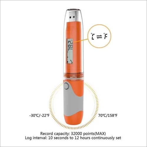 Elitech Rc  51h Usb Temperature And Humidity Data Logger Pen Styled Usage: Industrial