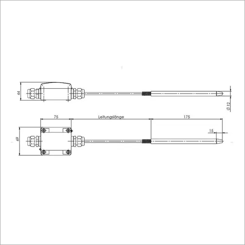 Wall Mount Humidity Transmitter - Plastic 75x69x44 Mm | -30° To +70°c Measuring Range 0-100% Rh Accuracy Ip65 Protection Class 4-20ma Output Sintered Hdpe Filter