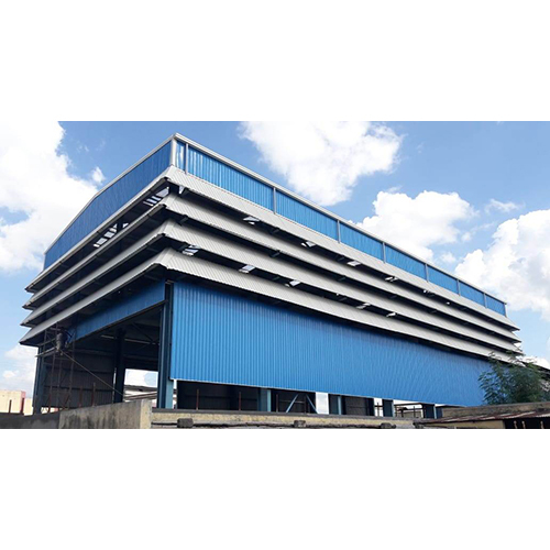 स्टील प्री इंजीनियरिंग इंडस्ट्रियल शेड