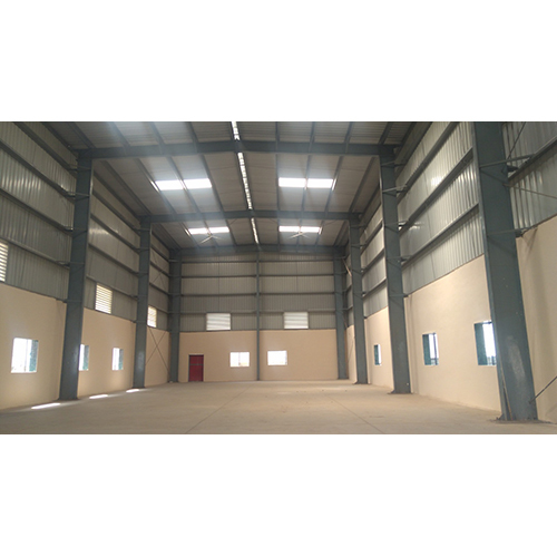 Warehouse Shed - Steel Prefab Structure 4M to 20M High, Galvalume Sheet Roofing, Sliding Window Features
