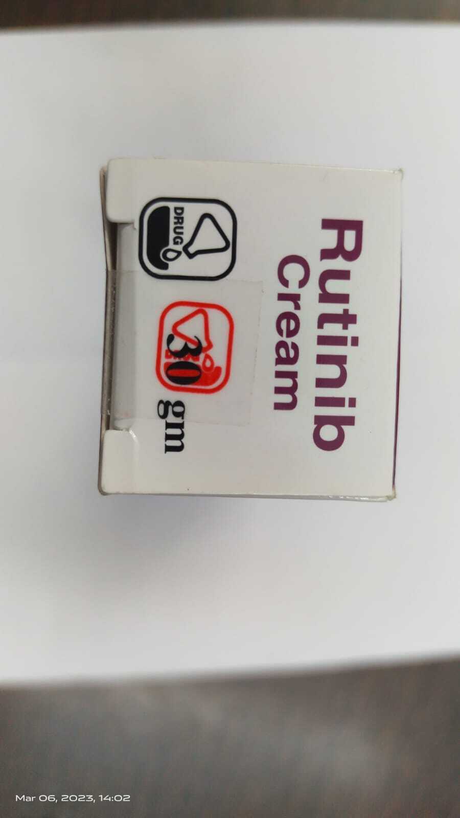 Rutinib Cream ( Ruxolitinib) - Drug Type: General Medicines