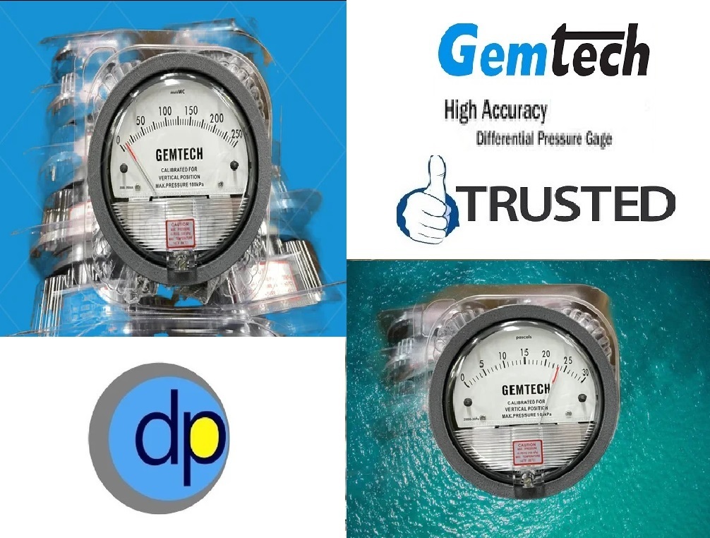 Gemtech Differential Pressure Gauges By Kolhapur Maharashtra Accuracy: A 2% Of Full Scale (A 3% On A 0