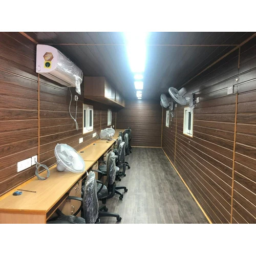 Steel Ms Color Coated Portable Office Cabin