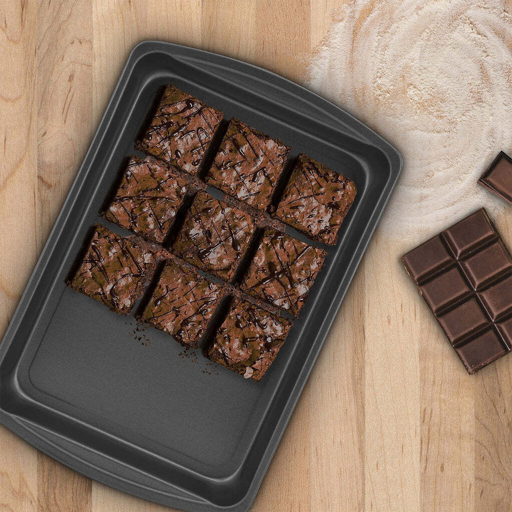 Black Random Shape Non-stick And Microwave Safe Bakeware Set (Pack Of 10pcs) (7065)