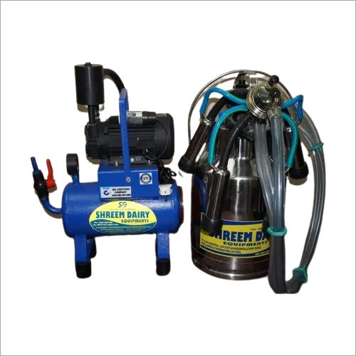 Blue Mini Milking Machine