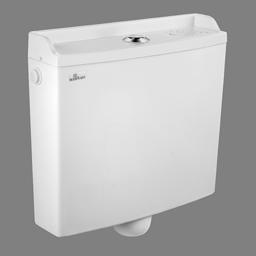 Elite Center Push Flush Tank - Color: White