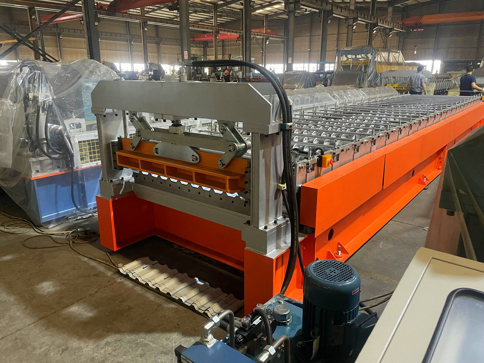 Automatic Metal Color Sheet Roll Forming Machine