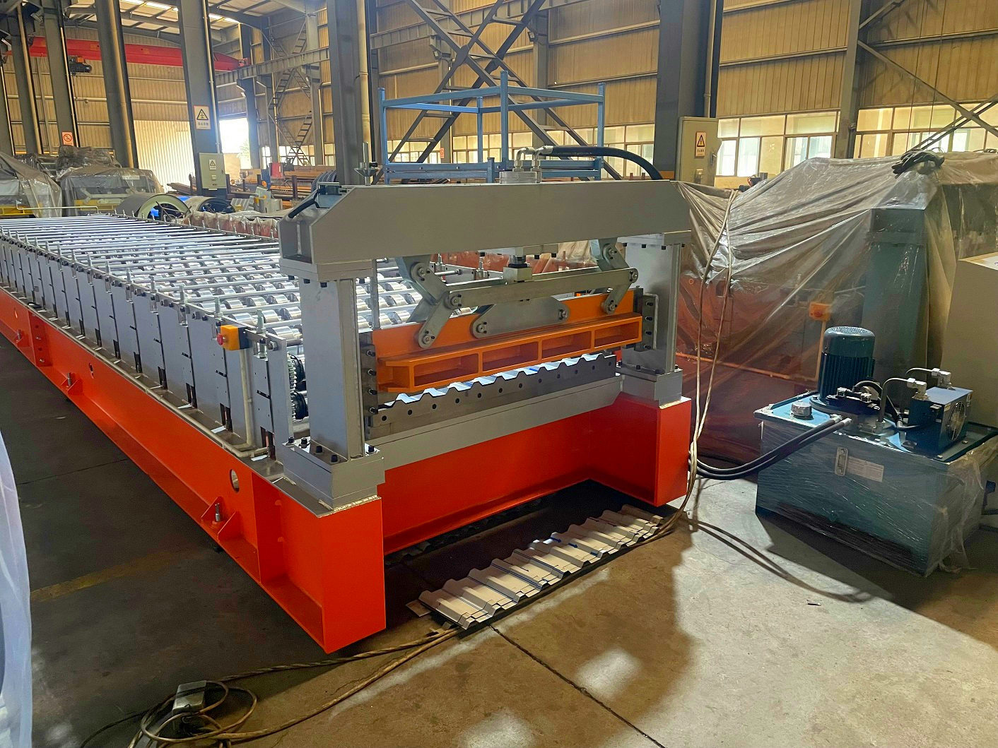 Automatic Metal Color Sheet Roll Forming Machine