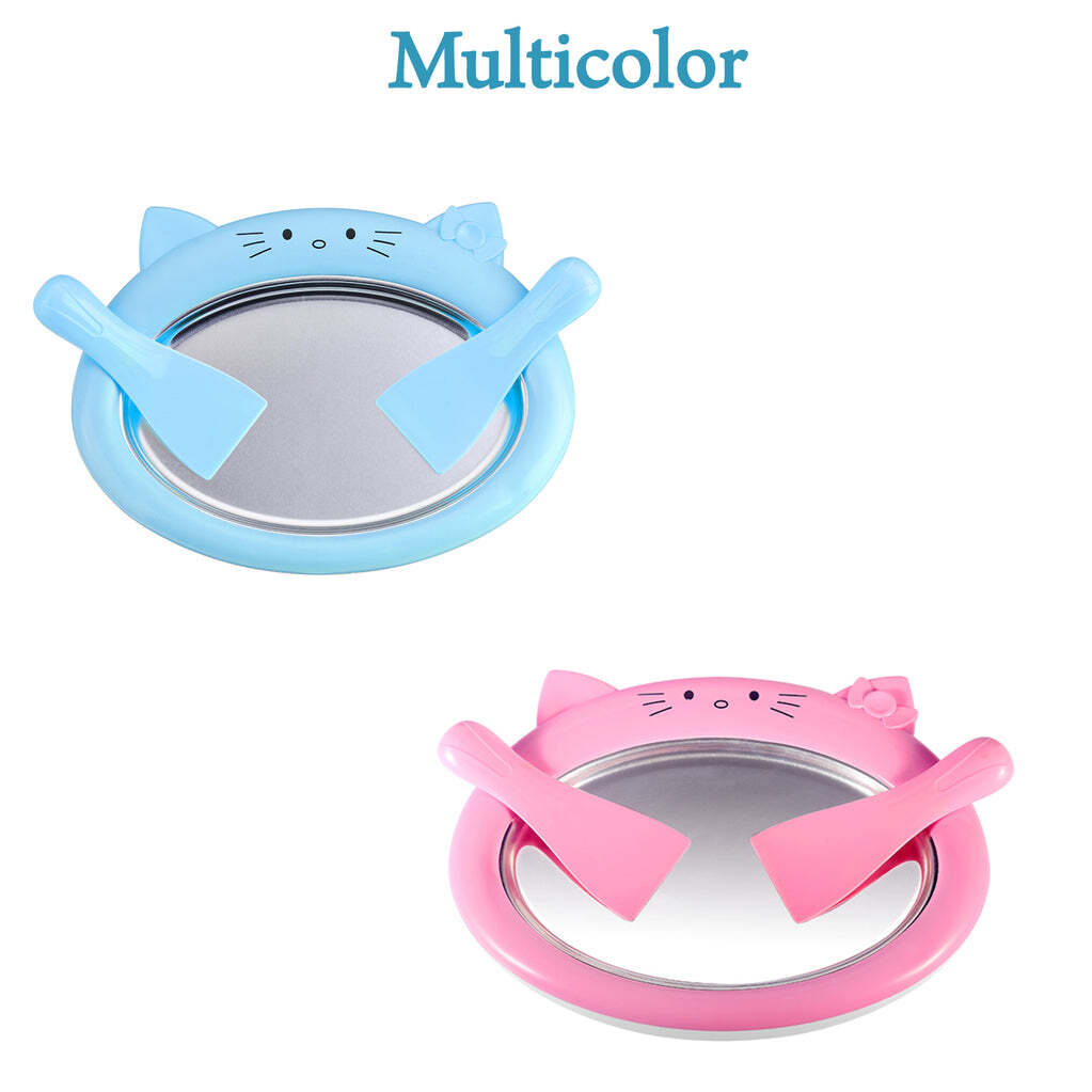 Multi / Assorted Ice-frying Machine Mini Ice Machine For Summer With Cartoon Design Home Fried Ice Cream Machine (2835)