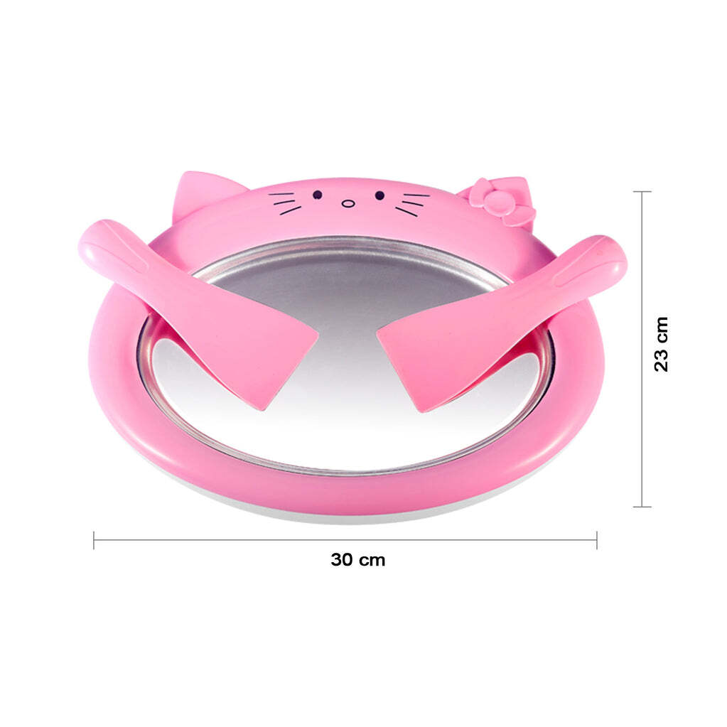 Multi / Assorted Ice-frying Machine Mini Ice Machine For Summer With Cartoon Design Home Fried Ice Cream Machine (2835)
